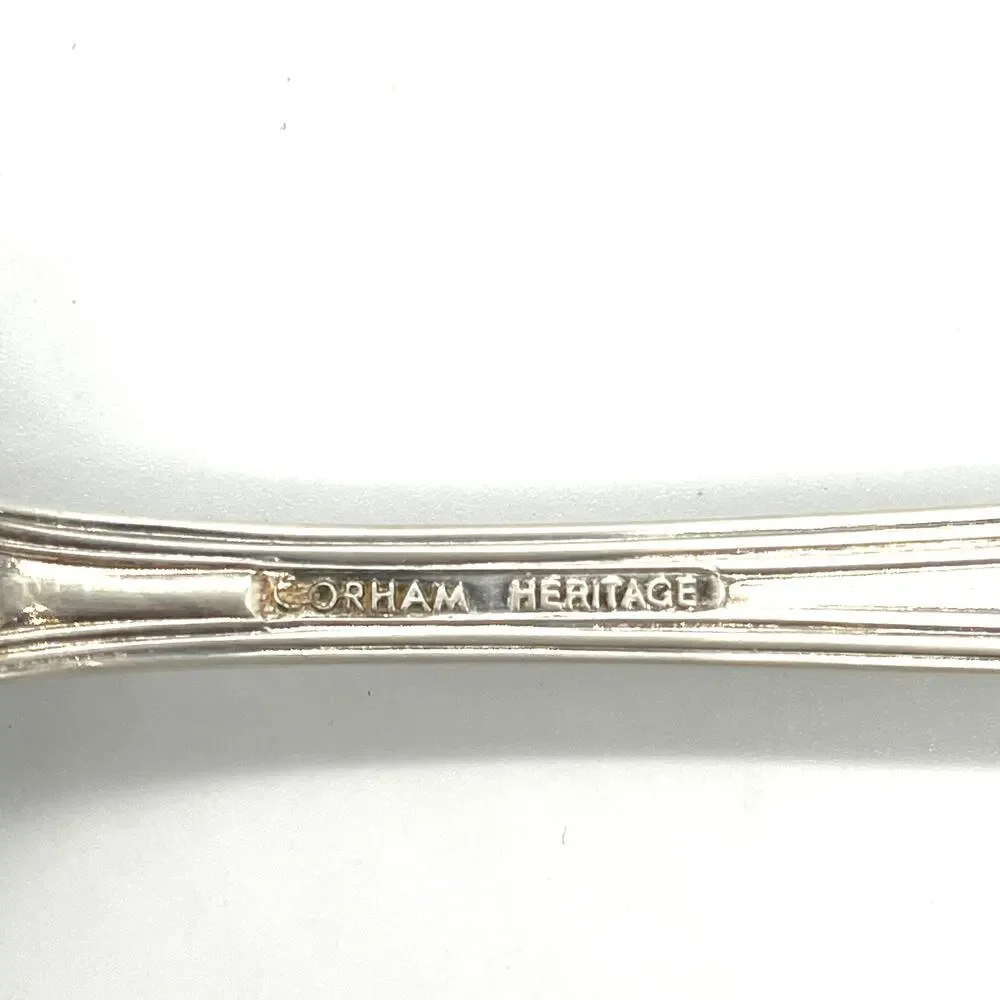 Vintage Gorham Heritage Silverplate Set of 2 Cake / Pie Servers 11.5